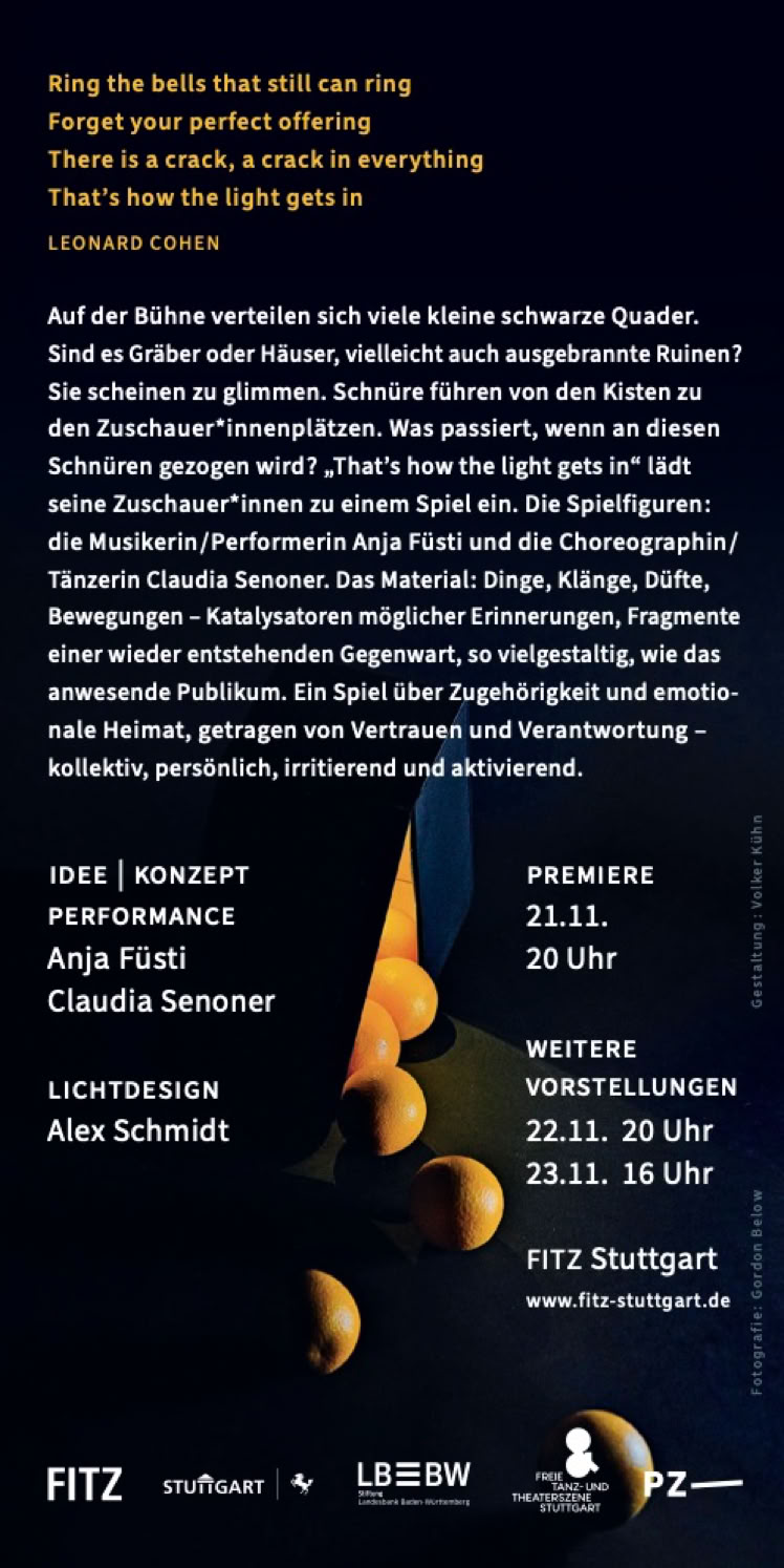 Tanz, Dance, Choreografie, Claudia Senoner